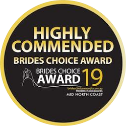 highly commended - brides choice awards
